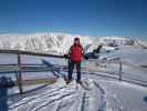 Ich bei der Bergstation des 3er-Sessellifts Bürgeralm, 1.810 m