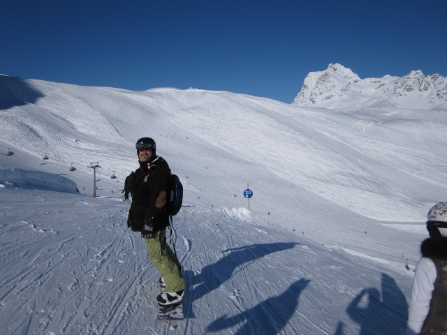 Markus auf der Wartherhorn-Piste