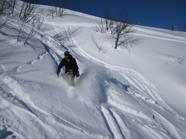 Markus neben der Graueggen-Piste