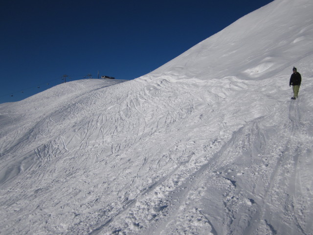 Markus auf der Auenfeld-Mulde-Skiroute