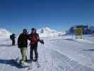 Markus und ich bei der Bergstation der Hochalpbahn, 2.038 m