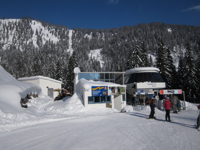 Talstation der Bergbahn Tauplitz II, 1.169 m (15. Feb.)
