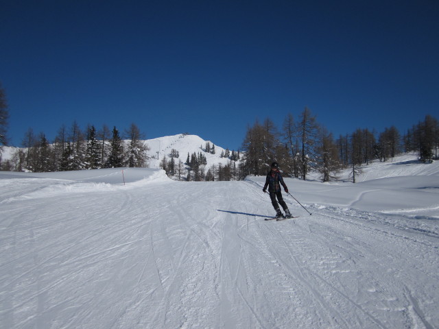 Daniela auf der Piste 'Lärchkogel Berg-Hollhausparkplatz' (15. Feb.)
