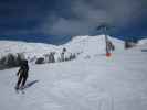 Daniela auf der Mitterstein-Piste (14. Feb.)