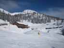 Skihütte Adlerhorst von der Mitterstein-Piste aus (14. Feb.)