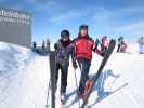 Daniela und ich bei der Bergstation der Mittersteinbahn, 1.914 m (14. Feb.)