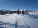 von der Bergbahn Tauplitz II Richtung Westen (14. Feb.)