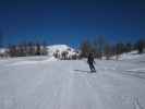 Daniela auf der Piste 'Lärchkogel Berg-Hollhausparkplatz' (15. Feb.)