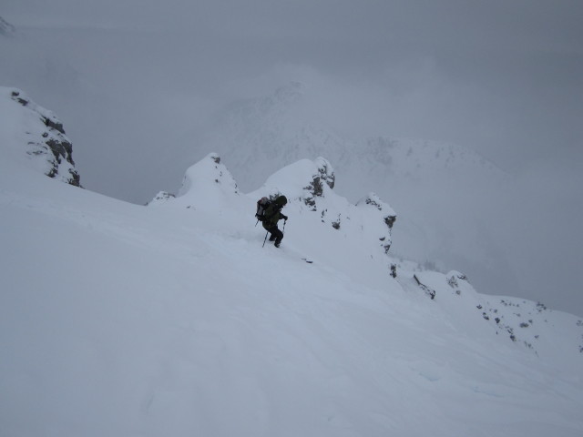 Axel zwischen Wildangerspitze und Distelboden