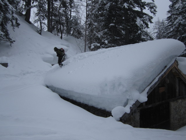 Axel auf der III. Ladhütte