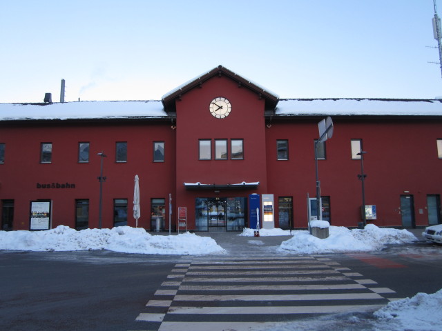 Hauptbahnhof Wörgl, 505 m (10. Feb.)