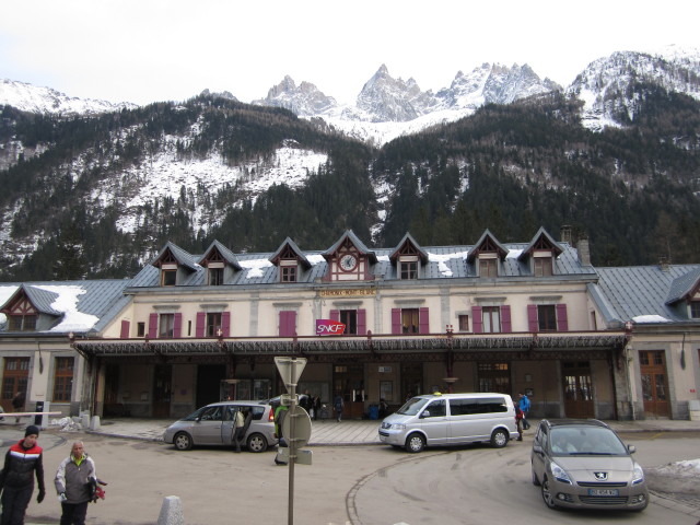 Bahnhof Chamonix-Mont Blanc, 1.037 m (9. März)