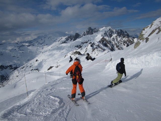 Markus auf der Piste 'Charles Bozon'