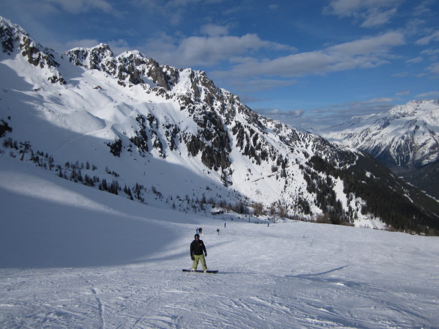 Markus auf der Piste 'Combe Vioz'