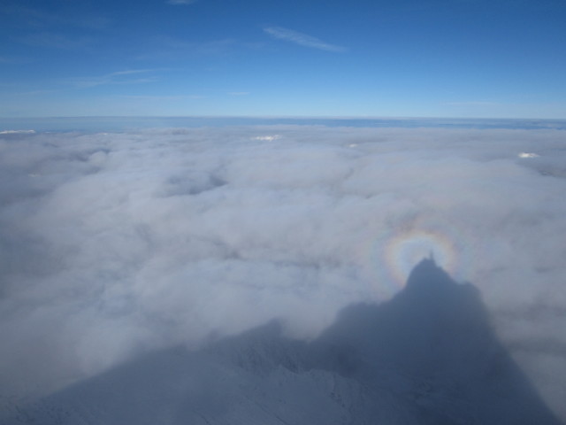 von der Aiguille du Midi Richtung Richtung Nordwesten