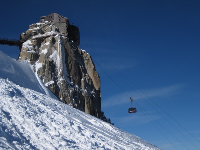 Bergstation der Seilbahn Aiguille du Midi, 3.783 m