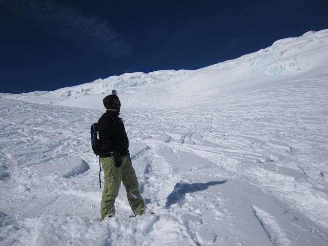 Markus im Vallée Blanche