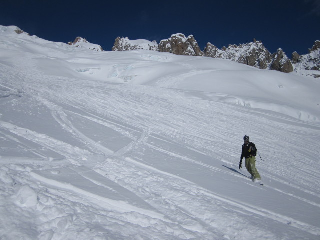 Markus im Vallée Blanche