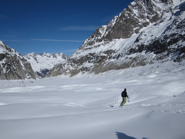 Markus im Mer de Glace