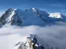 Mont Blanc von der Aiguille du Midi aus