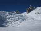 Séracs du Géant vom Glacier du Tacul aus