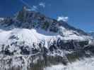 Les Drus vom Gare du Montenvers aus