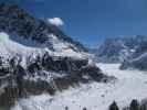 Mer de Glace vom Gare du Montenvers aus