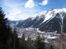 Chamonix vom Train à crémaillère du Montenvers aus