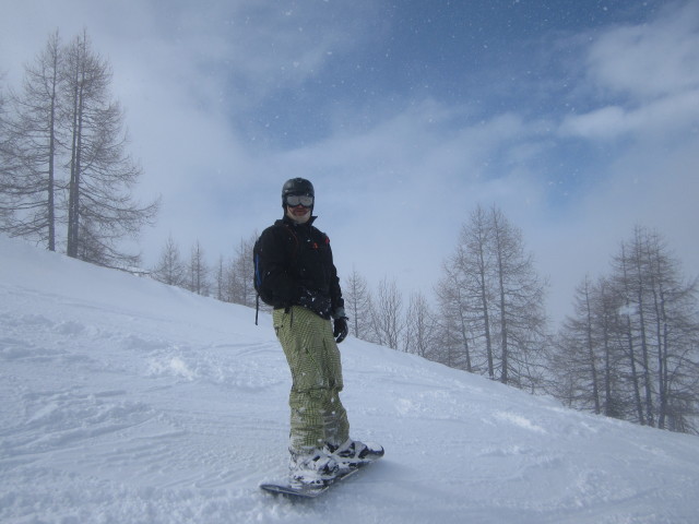 Markus auf der Piste 'Combes'