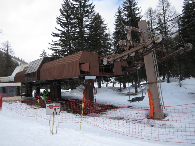 Talstation des Télésiège débrayable Plan Joran, 1.240 m