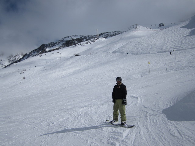 Markus auf der Piste 'Marmottons'