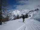 Markus auf der Piste 'Chamois'