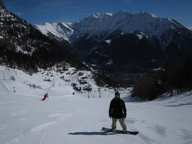 Markus auf der Piste 'Checrouit'