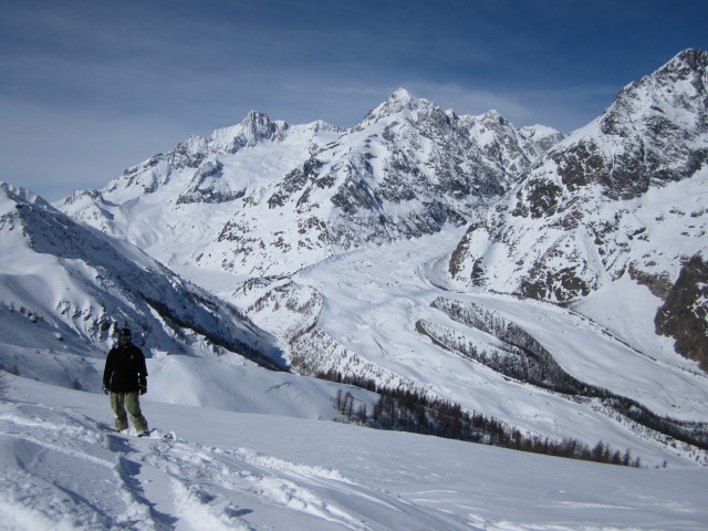 Markus neben der Piste &#039;Gabba&#039;