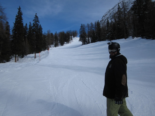 Markus auf der Piste 'Gigante'