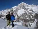 Markus und ich bei der Bergstation des Seggiovia Pra Neyron, 2.035 m