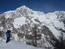 Ich und Markus bei der Bergstation des Seggiovia Pra Neyron, 2.035 m