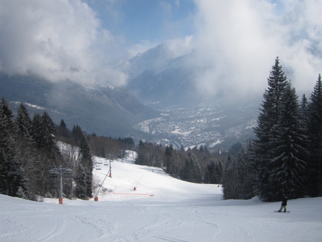 Markus auf der Piste 'Rouge Maison Neuve'