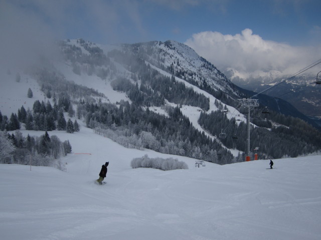 Markus auf der Piste 'Mur Epines Sup.'