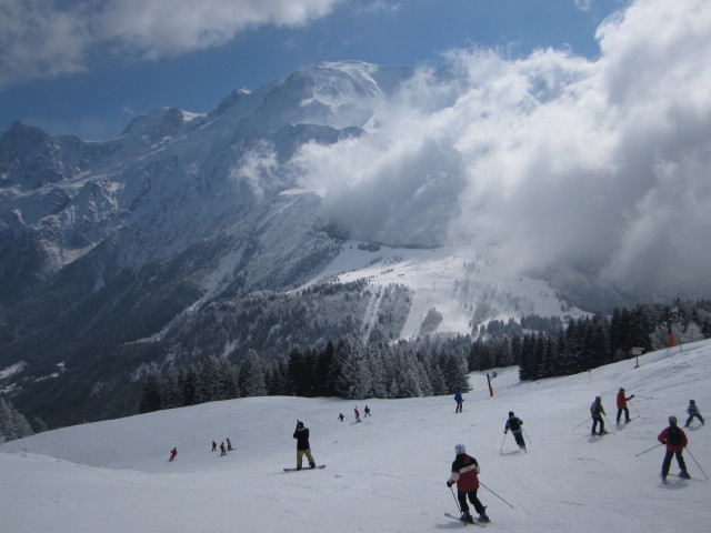 Markus auf der Piste 'Table d'Orientation'