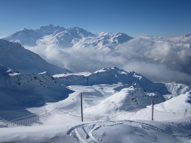 vom Mont Gelé Richtung Süden (15. März)