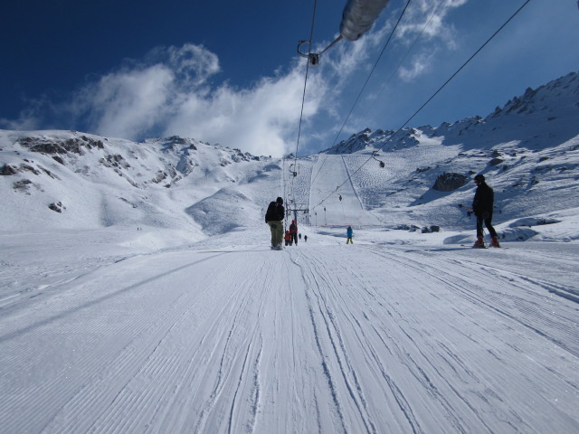 Markus am Téléski Greppon Blanc 1 (15. März)
