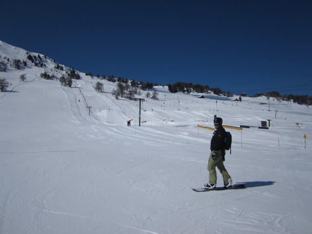 Markus auf der Piste 'Trabanta' (15. März)