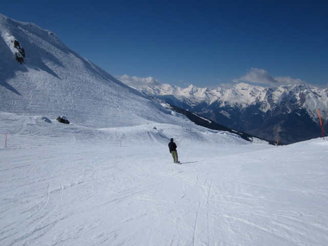 Markus auf der Piste 'Greppon Blanc' (15. März)