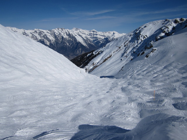 Abfahrtsroute 'Vallon d'Arbi' (16. März)