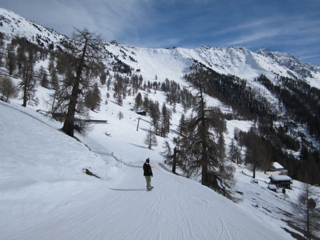 Markus auf der Piste 'Tracouet - Prarion' (16. März)