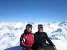 Ich und Markus am Mont Fort, 3.329 m (15. März)