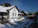 4090 001 als R 6803 im Bahnhof Mitterbach am Erlaufsee, 799 m