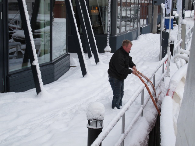 Polargirl im Tromsø Havn (24. März)