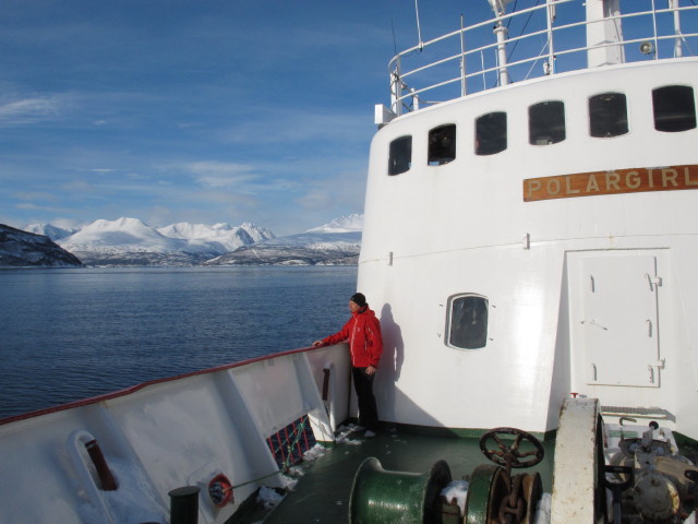 Polargirl im Lyngsfjord (26. März)